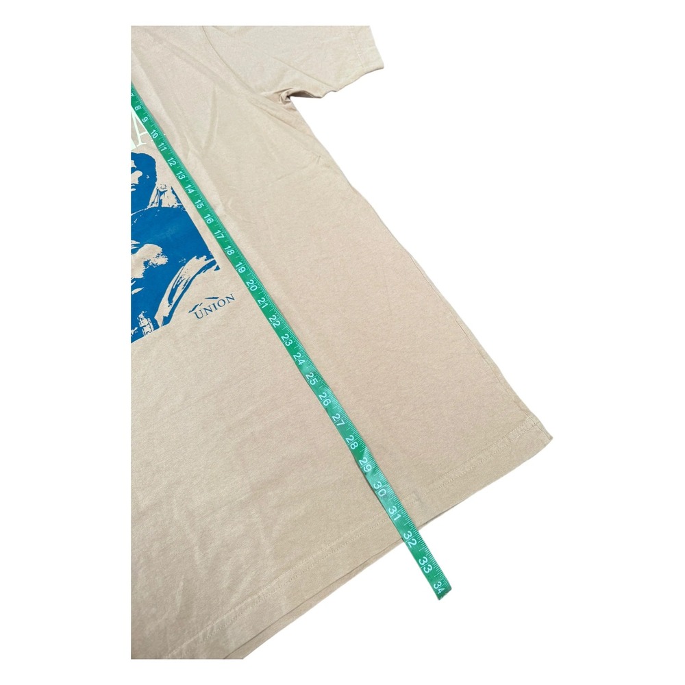 Union Nirvana T-Shirt Mens XL Beige Good Graphic Print Streetwear Tee - Picture 5 of 6